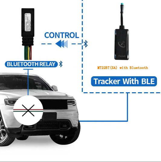 MT22BT GPS Tracker with Bluetooth Relay Support – Smart Anti-theft Control