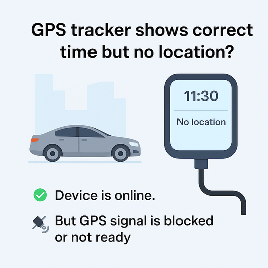 GPS Tracker Online But No Location